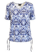 Brandtex T-shirt - blå/hvid - Dame - T-shirts - Brandtex