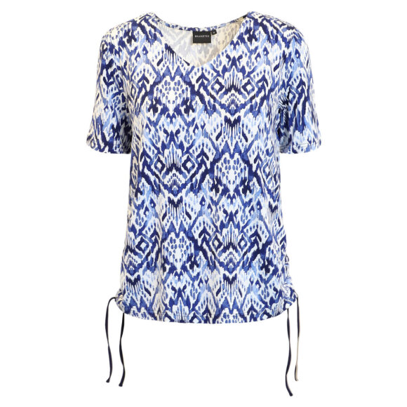 Brandtex T-shirt - blå/hvid - Dame - T-shirts - Brandtex