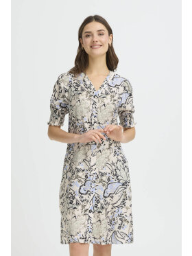 Fransa Kjole - Mønster/Multi - Mellemlange kjoler - FRANSA