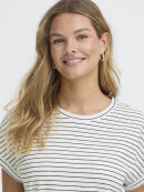 Fransa T-shirt - off/sort stribet - Dame - T-shirts - FRANSA