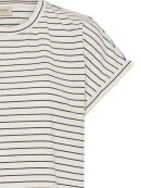Fransa T-shirt - off/sort stribet - Dame - T-shirts - FRANSA