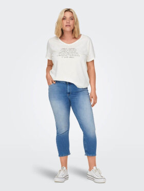 Only Carmakoma Capri - Light Denim - Plus size bukser til kvinder - ONLY CarmaKoma Only Carmakoma Capri - Light Denim - Plus size bukser til kvinder - ONLY CarmaKoma