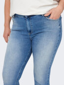 Only Carmakoma Capri - Light Denim  - Plus size bukser til kvinder - ONLY CarmaKoma