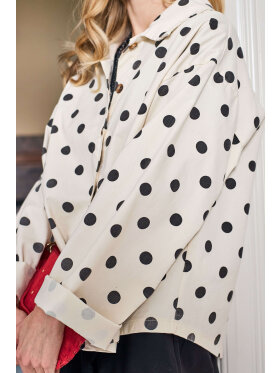 Black Colour skjortejakke - sand/dot - Denim jakker - Black Colour