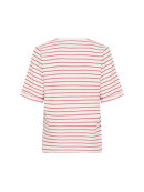 Wasabiconcept Tee - stribet/pink - Overdele til Plus size - Wasabiconcept