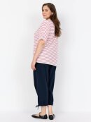 Wasabiconcept Tee - stribet/pink - Overdele til Plus size - Wasabiconcept
