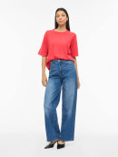 Vila Strik - Vimalu - rød - Lækre striktrøjer til kvinder - VILA