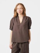 Neo Noir Bluse - brun - Dame - Bluser - Neo Noir