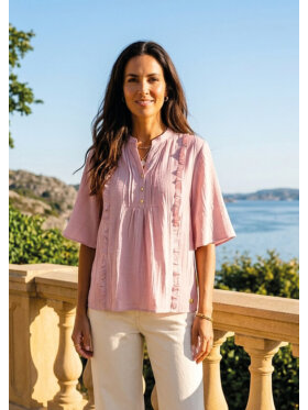 Prepair Bluse - rosa - Dame - Bluser - PREPAIR