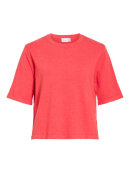 Vila Strik - Vimalu - rød - Lækre striktrøjer til kvinder - VILA