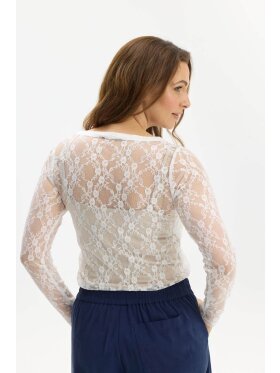 In Front Bluse - Blonde/Cream - Dame - Bluser - IN FRONT