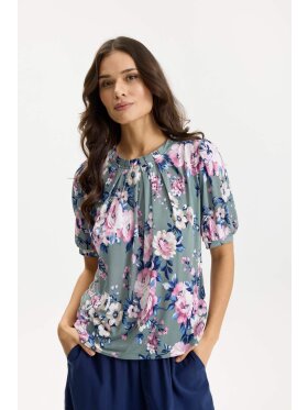 In Front Bluse - Grøn - Dame - Bluser - IN FRONT