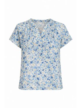 2-Biz bluse - blå/blomster - Dame - Bluser - 2-Biz