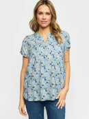 2-Biz bluse - blå/blomster - Dame - Bluser - 2-Biz
