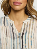 2-Biz bluse - blå stribet - Dame - Bluser - 2-Biz