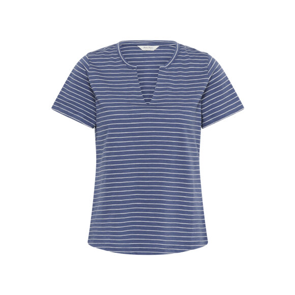 Part Two T-shirt - blå/hvid Stribet - Dame - T-shirts - Part Two