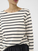 Part Two bluse - off/navy - Stribet - Dame - Bluser - Part Two