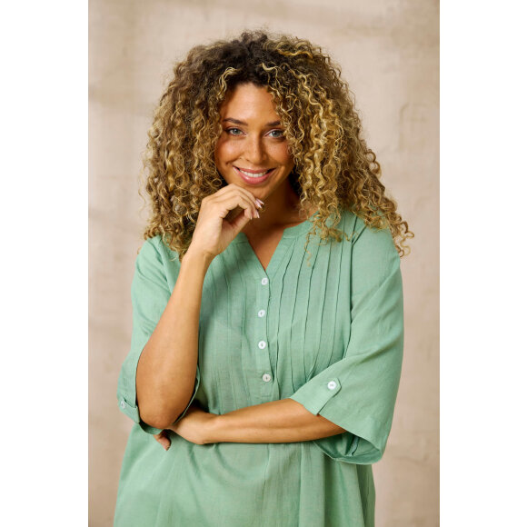 Zhenzi tunika - grøn - Overdele til Plus size - Zhenzi