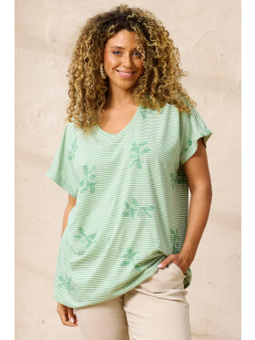 Zhenzi t-shirt - grøn - Overdele til Plus size - Zhenzi