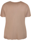 Zhenzi t-shirt - brun - Overdele til Plus size - Zhenzi