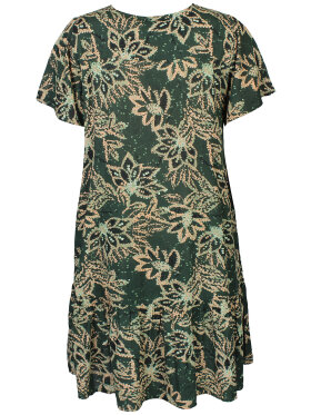 Zhenzi kjole - grøn mix - Kjoler til plus size kvinder - Zhenzi