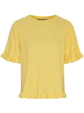 Marta Strik - gul - Lækre striktrøjer til kvinder - MARTA