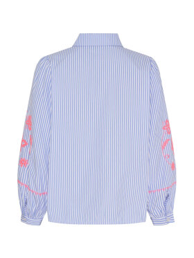 Marta Skjorte - stribet/brodering - Skjorter til kvinder - MARTA