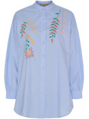 Marta Skjorte - lyseblå/brodering - Skjorter til kvinder - MARTA