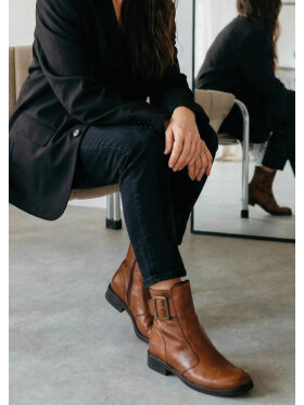 Bubetti støvler - Cognac - Bred - Dame - Støvler - Bubetti