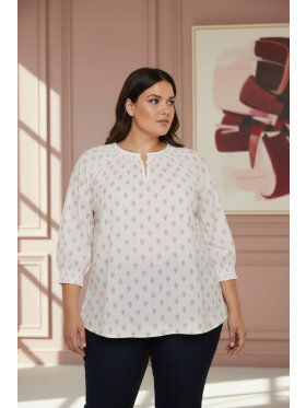 Cassiopeia bluse - rosa mix - Overdele til Plus size - CASSIOPEIA Cassiopeia bluse - rosa mix - Overdele til Plus size - CASSIOPEIA