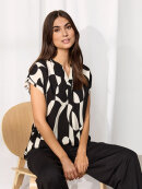 Soyaconcept Bluse - off/sort - Dame - Bluser - Soyaconcept 