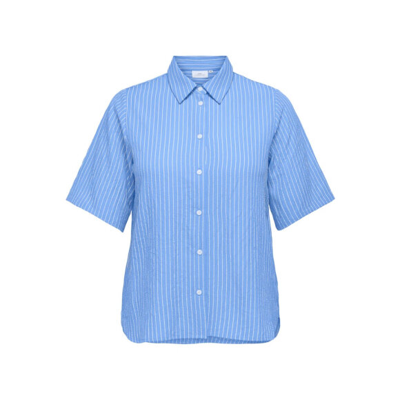 Only Carmakoma skjorte - Stribet  - Overdele til Plus size - ONLY CarmaKoma