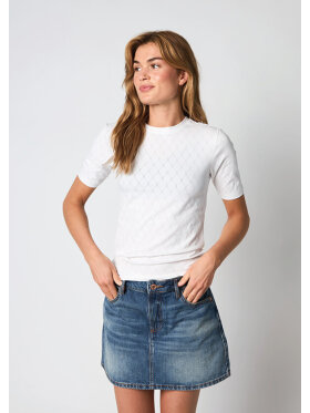 Hype The Detail Tee - Hvid - Dame - T-shirts - Hype The Detail 