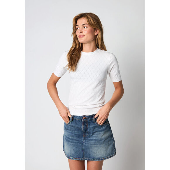 Hype The Detail Tee - Hvid - Dame - T-shirts - Hype The Detail 