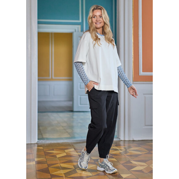 Black Colour Buks Cargo - sort - Dame - Bukser  - Black Colour