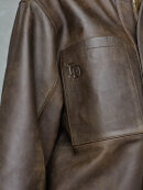 Love & Divine Skindjakke - brun - Skjortejakker - dame - love & divine