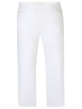 Zhenzi bengalin jazzy - hvid - Plus size bukser til kvinder - Zhenzi