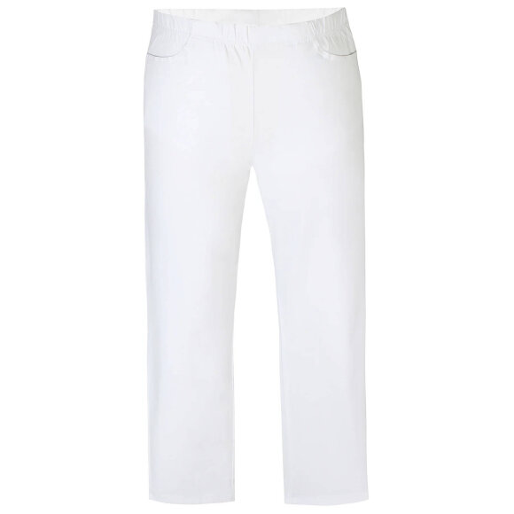 Zhenzi bengalin jazzy - hvid - Plus size bukser til kvinder - Zhenzi