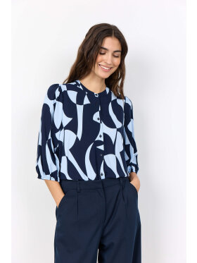 Soyaconcept Skjorte navy/lyseblå - Skjorter til kvinder - Soyaconcept 