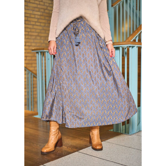 Black Colour Nederdel - blå/mønster - Dame - Nederdele - Black Colour