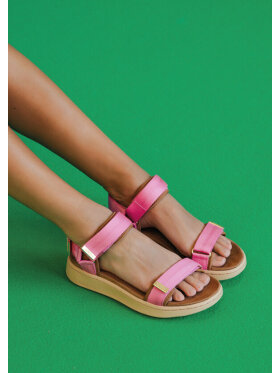 Woden sandal - Line - pink - Dame - Sandaler - Woden