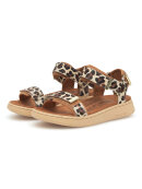 Woden sandal - Line - Leopard - Dame - Sandaler - Woden
