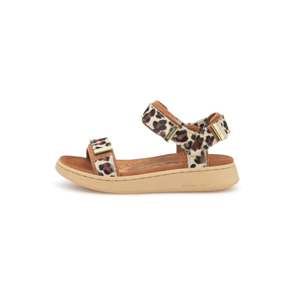 Woden sandal - Line - Leopard - Dame - Sandaler - Woden