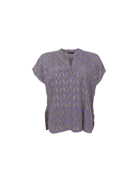 Black Colour Bluse - blå/mønster - Dame - Bluser - Black Colour