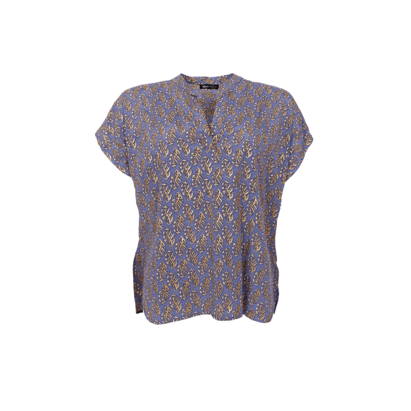Black Colour Bluse - blå/mønster - Dame - Bluser - Black Colour