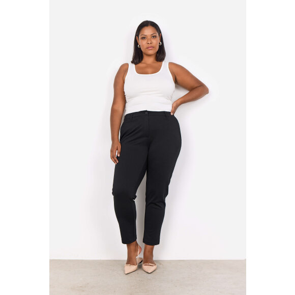 Wasabiconcept bukser - sort - Plus size bukser til kvinder - Wasabiconcept