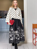 Black Colour Nederdel - sort/Print - Dame - Nederdele - Black Colour