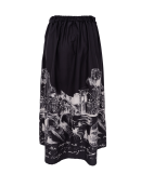 Black Colour Nederdel - sort/Print - Dame - Nederdele - Black Colour