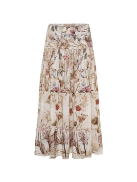 Marta Nederdel - beige/blomster - Dame - Nederdele - MARTA