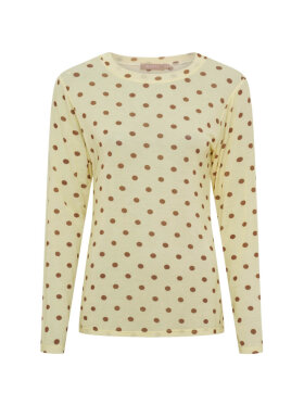 Marta Bluse - gul/dot - Dame - Bluser - MARTA Marta Bluse - gul/dot - Dame - Bluser - MARTA